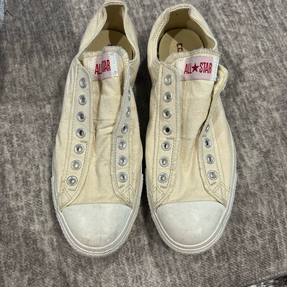 Converse All Star Off-White Slip-On Shoes